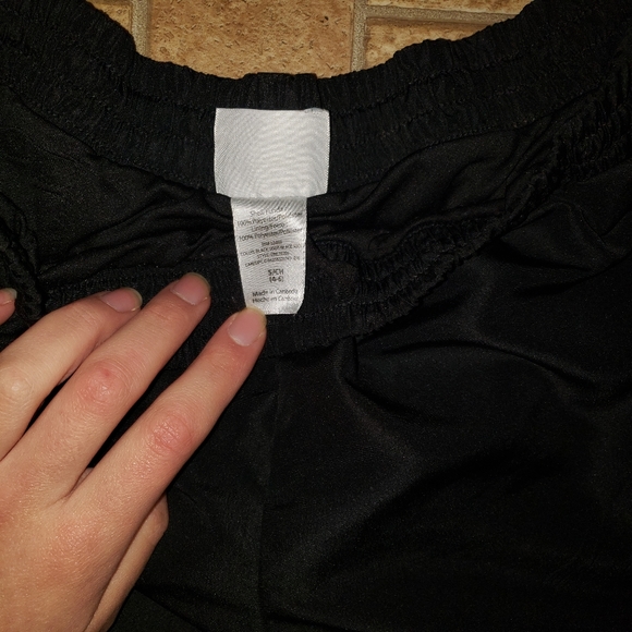 CLEANOUT SALE Black Exercise Shorts - Picture 3 of 3